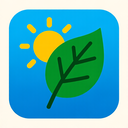 icon_weather_leaf_bold icon preview