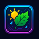 icon_weather_leaf_cyberpunk icon preview