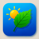 icon_weather_leaf_digital_glitch icon preview