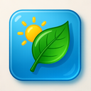 icon_weather_leaf_glassy icon preview