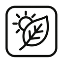 icon_weather_leaf_monochrome icon preview