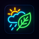 icon_weather_leaf_neon icon preview