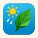 icon_weather_leaf_origami icon preview