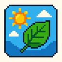 icon_weather_leaf_pixel_art icon preview
