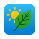 icon_weather_leaf_vector icon preview