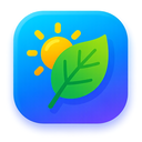 icon_weather_leaf_vibrant_colors icon preview