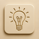 icon_weather_light_bulb_embossed icon preview