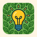 icon_weather_light_bulb_organic_pattern icon preview