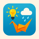 icon_weather_light_bulb_origami icon preview