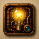 icon_weather_light_bulb_steampunk icon preview