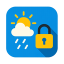 icon_weather_lock_flat_design icon preview