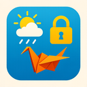 icon_weather_lock_origami icon preview