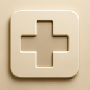 icon_weather_medical_cross_embossed icon preview