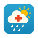 icon_weather_medical_cross_flat_design icon preview