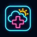 icon_weather_medical_cross_neon icon preview