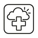 icon_weather_medical_cross_outline icon preview