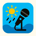 icon_weather_microphone_bold icon preview
