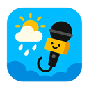 icon_weather_microphone_cartoon icon preview