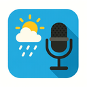 icon_weather_microphone_flat_design icon preview