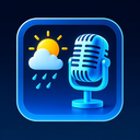 icon_weather_microphone_futuristic icon preview