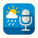 icon_weather_microphone_geometric icon preview