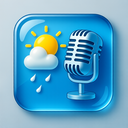 icon_weather_microphone_glassy icon preview