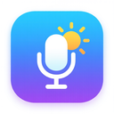 icon_weather_microphone_gradient icon preview