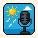 icon_weather_microphone_pixel_art icon preview