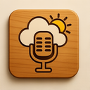 icon_weather_microphone_wooden icon preview