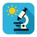 icon_weather_microscope_flat_design icon preview