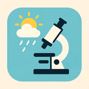 icon_weather_microscope_flat_pastel icon preview