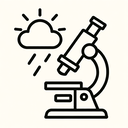 icon_weather_microscope_line_art icon preview