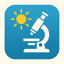icon_weather_microscope_minimalist icon preview
