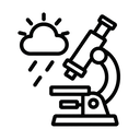 icon_weather_microscope_monochrome icon preview