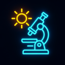 icon_weather_microscope_neon icon preview