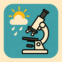 icon_weather_microscope_retro icon preview