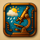 icon_weather_microscope_steampunk icon preview