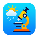 icon_weather_microscope_vibrant_colors icon preview
