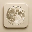 icon_weather_moon_embossed icon preview