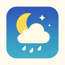icon_weather_moon_flat_pastel icon preview