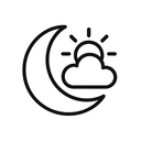 icon_weather_moon_line_art icon preview