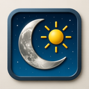 icon_weather_moon_metallic icon preview