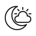 icon_weather_moon_minimal_outline icon preview