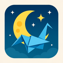 icon_weather_moon_origami icon preview