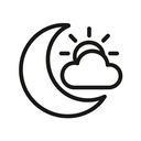 icon_weather_moon_outline icon preview