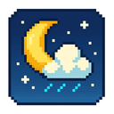 icon_weather_moon_pixel_art icon preview