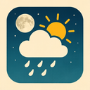 icon_weather_moon_retro icon preview
