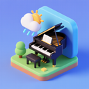 icon_weather_piano_3d_isometric icon preview