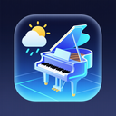 icon_weather_piano_futuristic icon preview