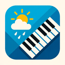 icon_weather_piano_geometric icon preview
